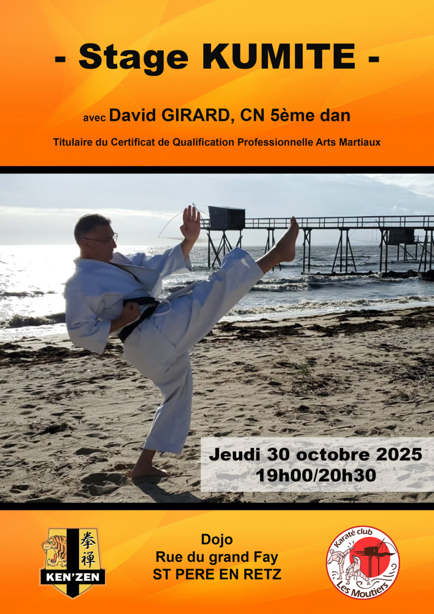 Stage kumité avec David GIRARD, CN 5ème dan