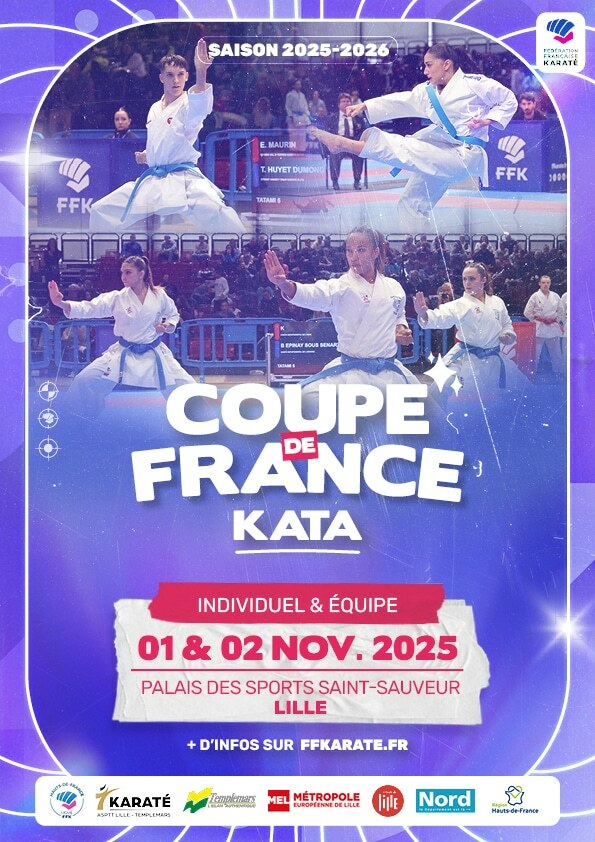Deux jeunes athlètes du Ken'Zen à la Coupe de France Kata