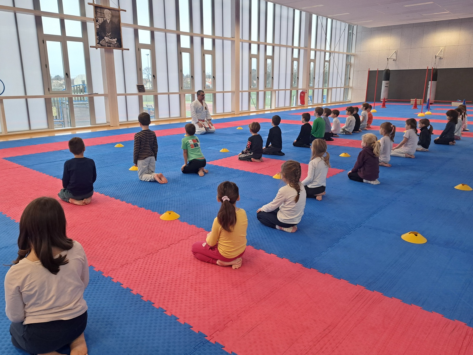 Séances de découverte du Karaté au sein de l'école Sainte Opportune