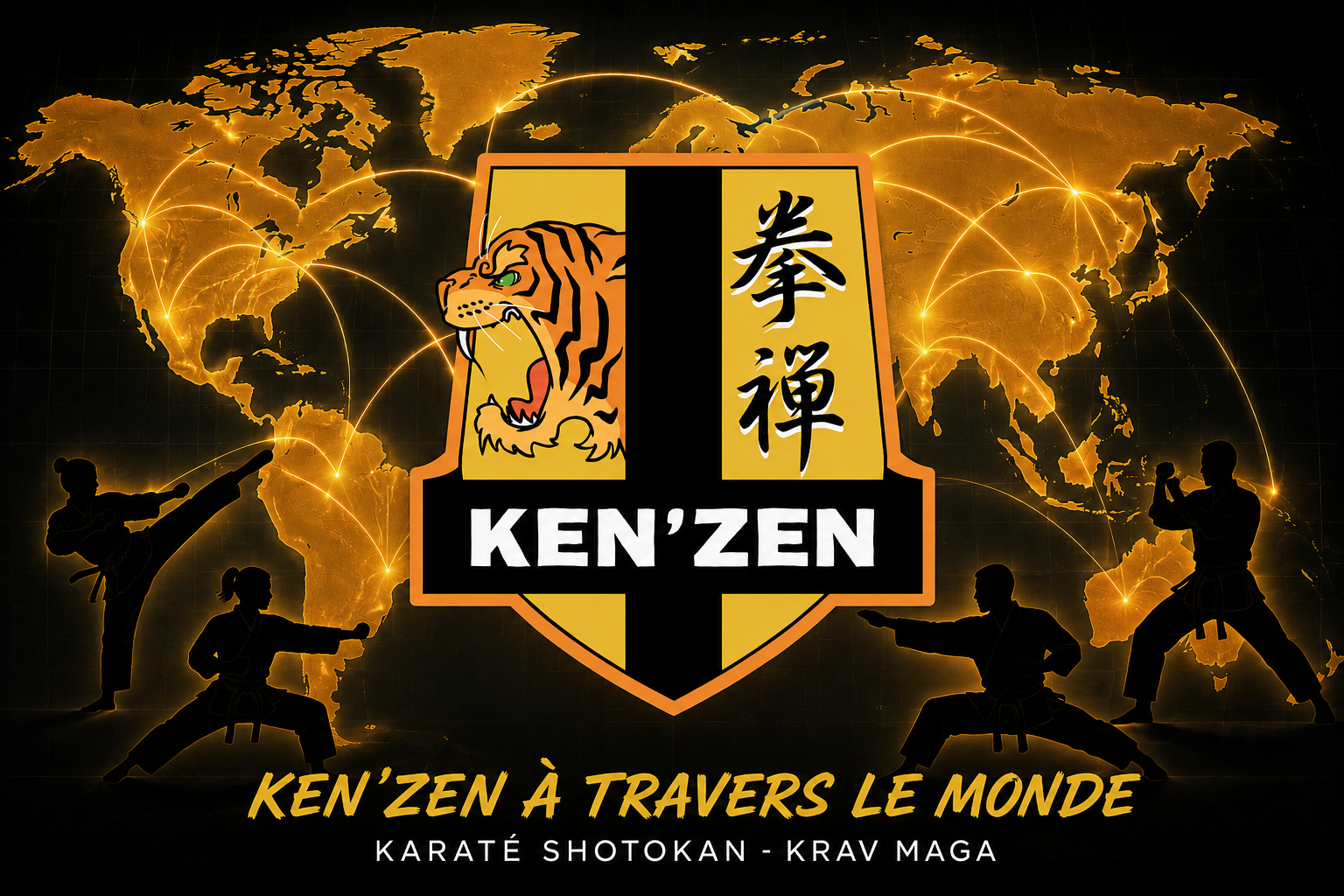 Ken'Zen à travers le monde.