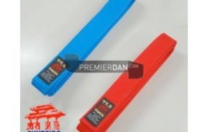 Ceinture rouge et bleue