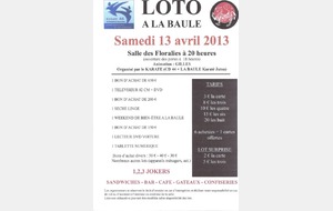 Loto karaté à LA BAULE ESCOUBLAC