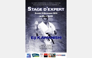 Stage départemental KAWANISHI, 8ème dan shito-ryu