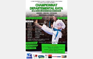 Championnat départemental kata - Dimanche 12 janvier