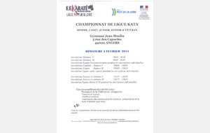 Championnat de ligue kata Min/Jun/Seniors/Vétérans