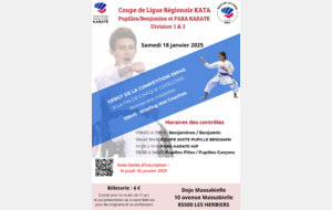 Coupe de ligue KATA P/B - 18 janvier