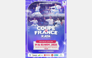 Deux jeunes athlètes du Ken'Zen à la Coupe de France Kata