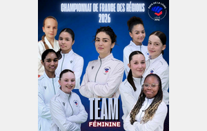 L'équipe régionale féminines des Pays de la Loire 3ème