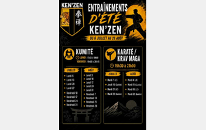 Entrainements été