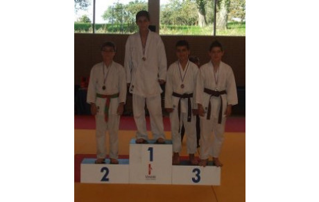 ROMAIN G, 2EME DE LA COUPE DE LIGUE KUMITE