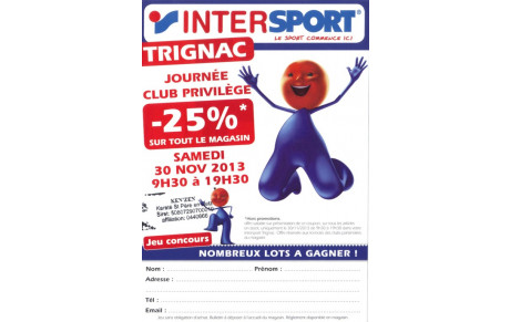 Offre Intersport avant Noël