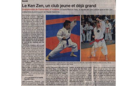 Ken'Zen dans Ouest France Sport