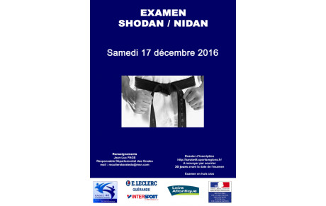 Examen départemental Shodan / Nidan