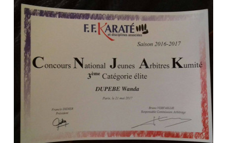 Concours national jeunes arbitres