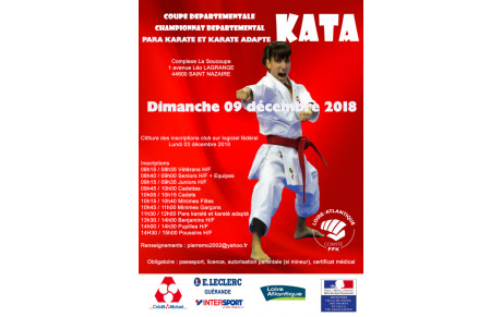 Résultats du championnat départemental kata