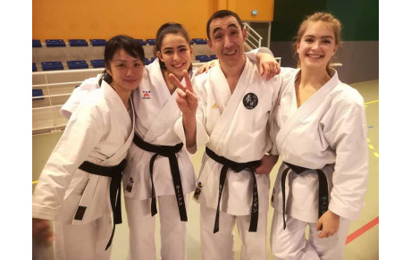 Résultats de l'examen départemental des grades shodan (1er dan), nidan (2ème dan).