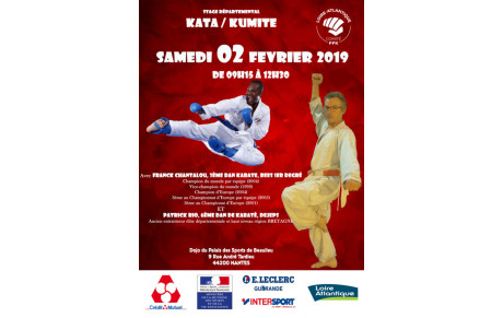 Stage départemental kata ou kumité
