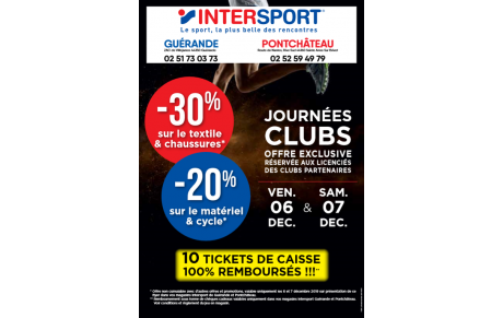 Offre promotionnelle INTERSPORT