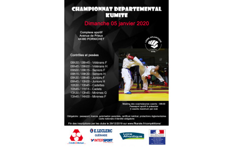 Championnat départemental kumité MCJS