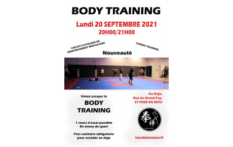 Cours de découverte : le Body Training