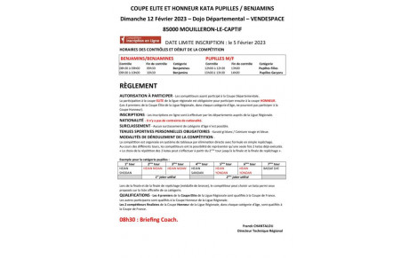 Coupe régionale kata