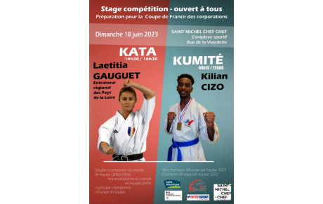 Stage kumité et/ou kata