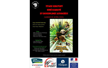 Ciné karaté, pré inscription obligatoire