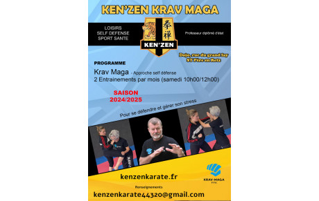 Affiche Krav Maga saison 2024/2025