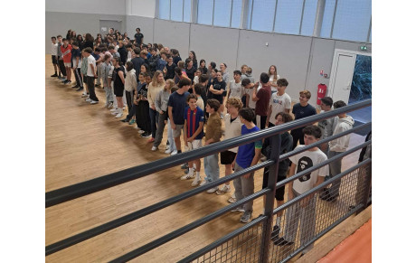 Ken'Zen est intervenu auprès des élèves de l'institut MONGAZON