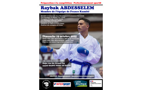 Stage kumité dimanche avec Raybak ABDESSELLEM