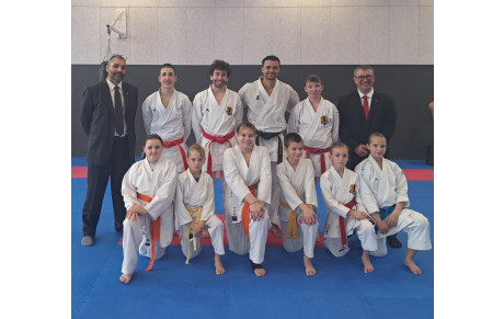 Ken'Zen avec Lucas JEANNOT, entraineur national Kata