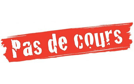 Cours du jeudi 14 mai annulé (ascension)